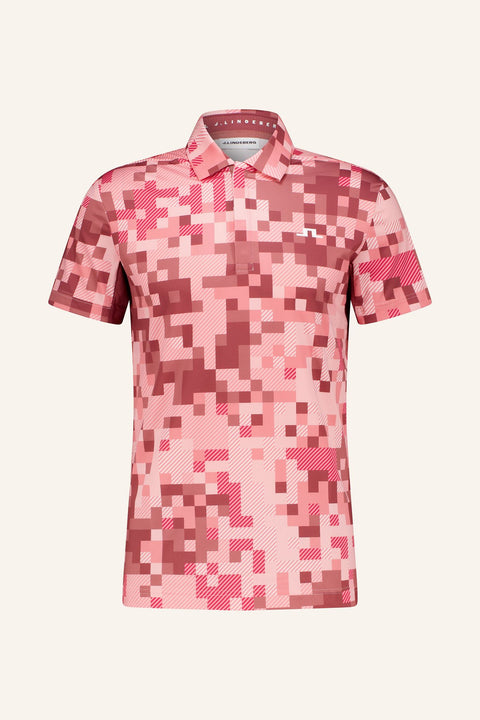 Dario Tour Print Poloshirt Herren