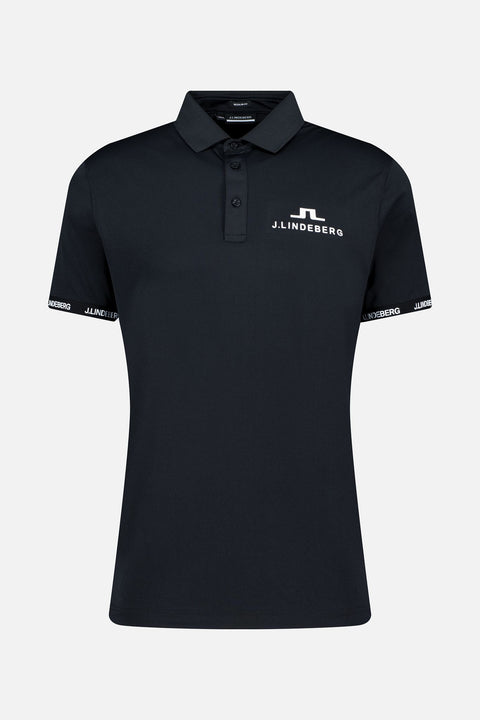 M Guy Regular Golf Polo Black Herren