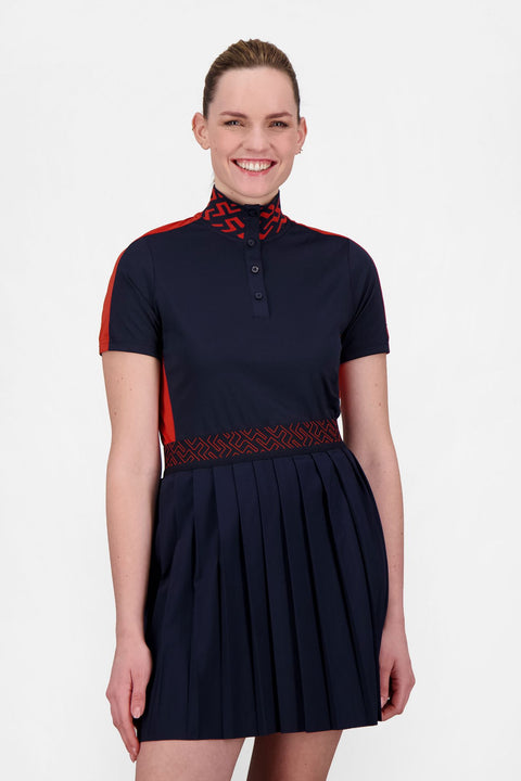 W Pip Golf Polo JL Navy Damen