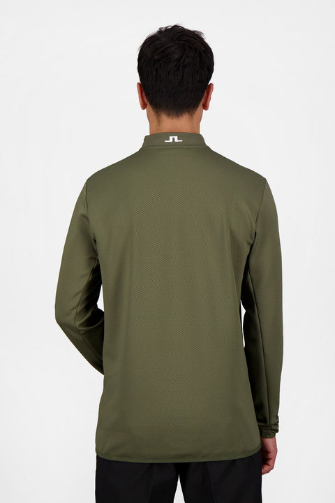 M Tech Bridge Golf Mid Layer Grape Leaf Herren