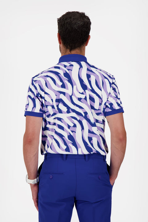 Tour Tech Reg Fit Print Polo Herren