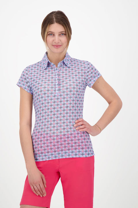 Sue Mesh Cap Poloshirt Damen