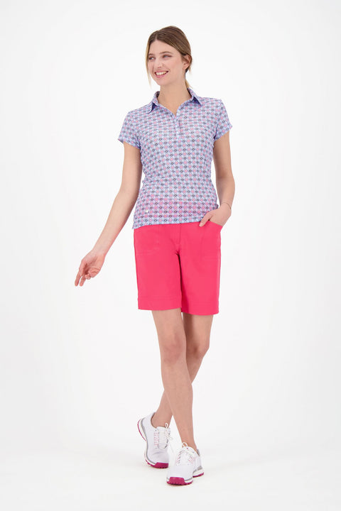 Sue Mesh Cap Poloshirt Damen