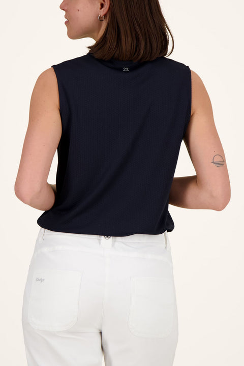 Peoria ärmelloses Poloshirt Damen