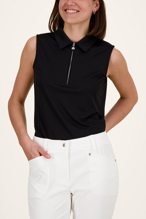 Peoria ärmelloses Poloshirt Damen