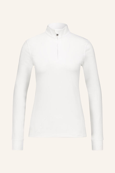 Long Sleeve Polo Half Neck Damen