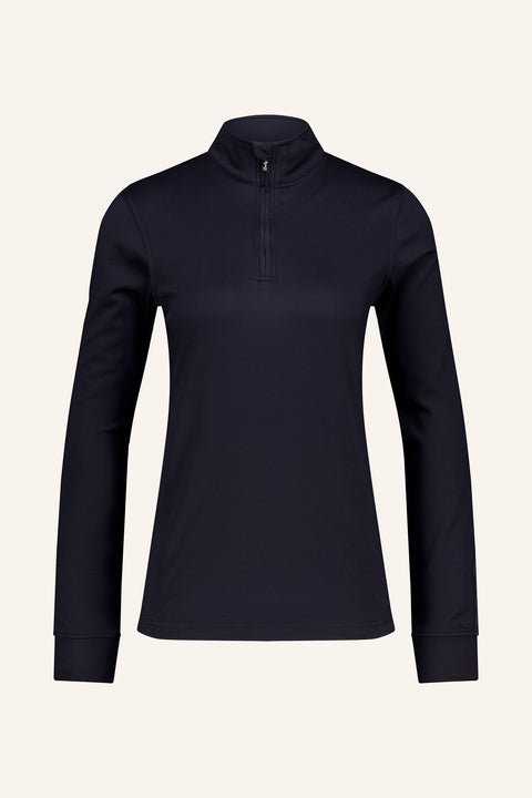 Long Sleeve Polo Half Neck Damen