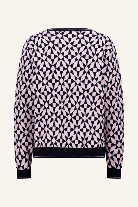 Jacquard Pullover Damen