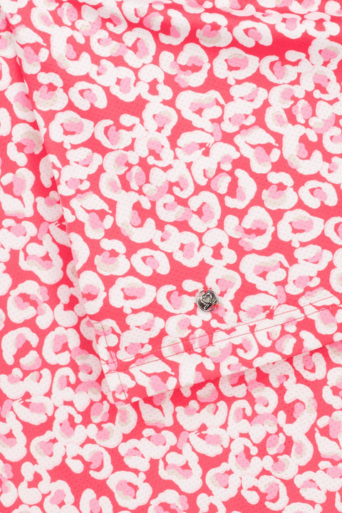 Allover Print Poloshirt Damen