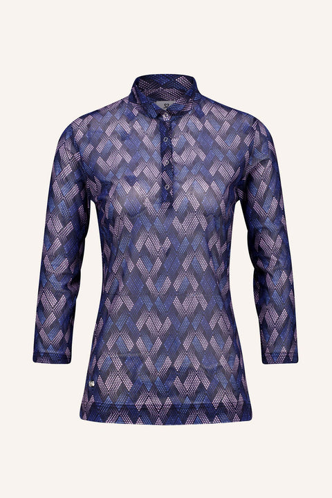 Breeze Mesh 3/4S Polo Damen