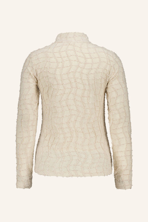 Structure Langarmshirt Damen