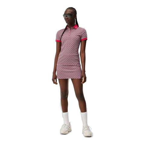 Tour Tech Print Polo Damen