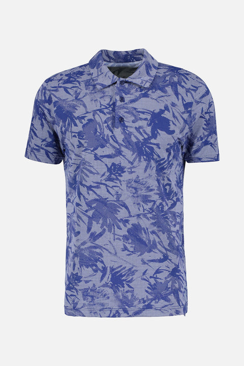 M Ambrosio SS Polo Blau/Blume Herren