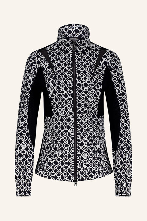 Print Stretch Jacke Damen