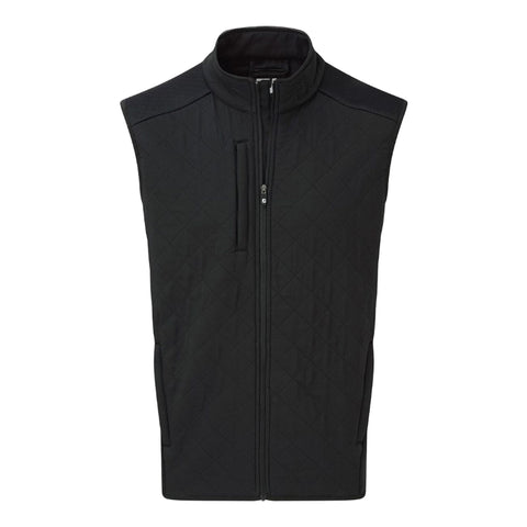 Fleece Quilted Vest Herren