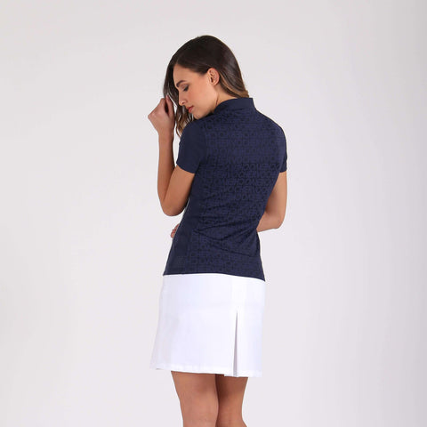 W Ajuga Polo Dunkelblau Damen