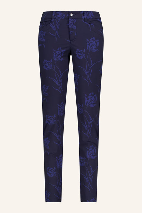JANA Flower Jersey Golfhose Damen