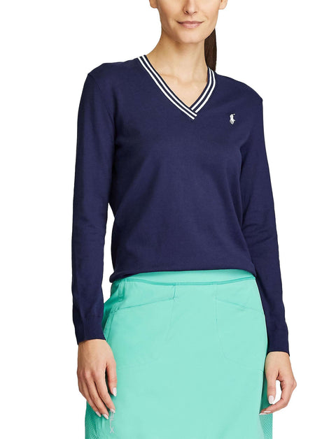 Vnecklong Sleeve Pullover Damen