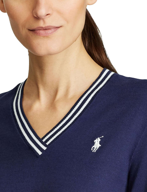 Vnecklong Sleeve Pullover Damen