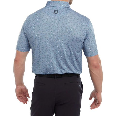 Mini Floral Lisle Golf Polo Herren