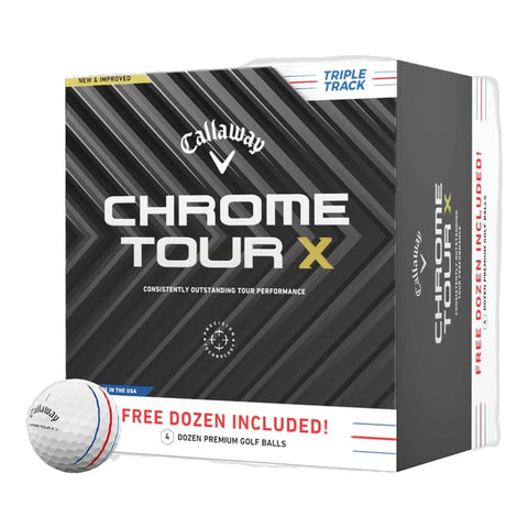 Chrome Tour X Triple Track (2024) Golfbälle