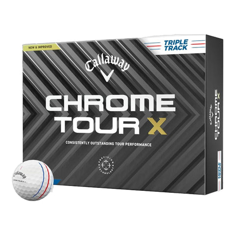Chrome Soft Tour X Triple Track (2024) Golfbälle