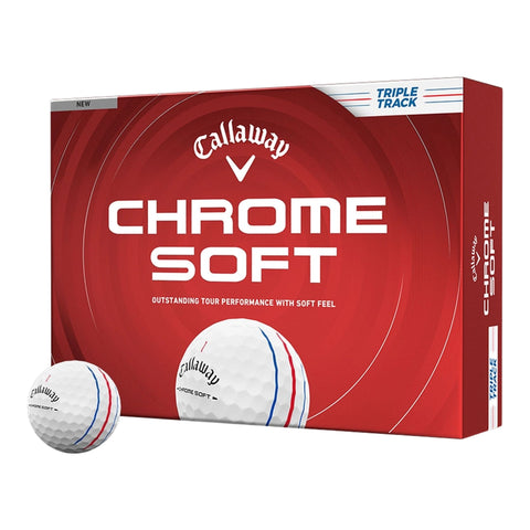 Chrome Soft Triple Track (2026) Golfbälle
