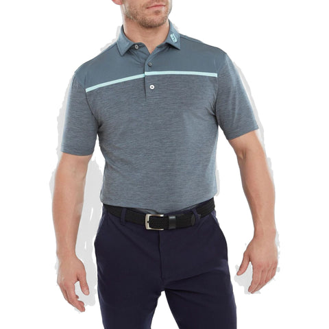 Space Dye Block Golf Polo Lisle Herren