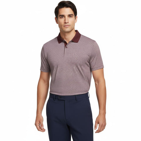 Beyond Textured Polo Shirt Herren