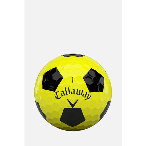Chrome Soft Truvis (20) [12Balls] Yellow Black
