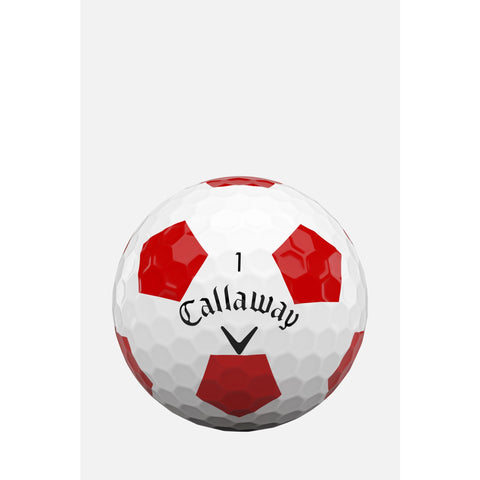 Chrome Soft Truvis (20) [12Bälle] Rot