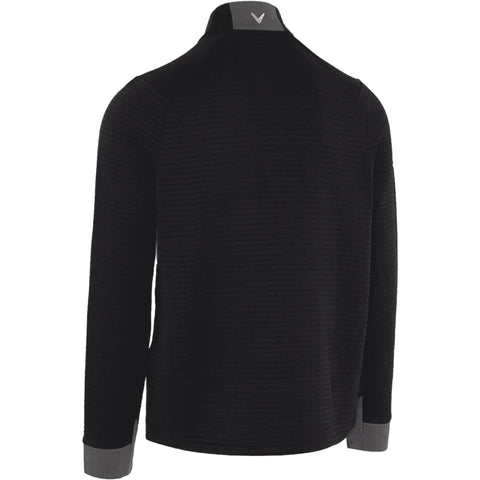Midweight Textured 1/4 Zip Fleece Herren