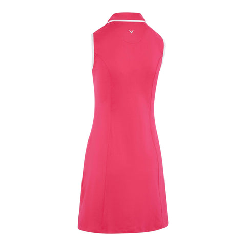 Sleeveless Snap Pla Kleid Damen
