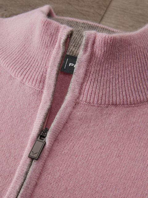Premium Luxe Cashmere 1/4 Zip Pullover Herren