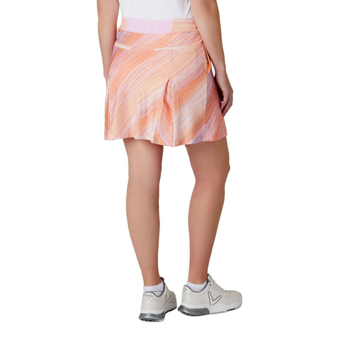 Striped Pleated Skort Damen