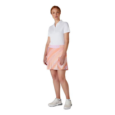 Striped Pleated Skort Damen