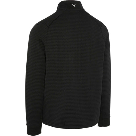 Midweight Textured 1/4 Zip Fleece Herren