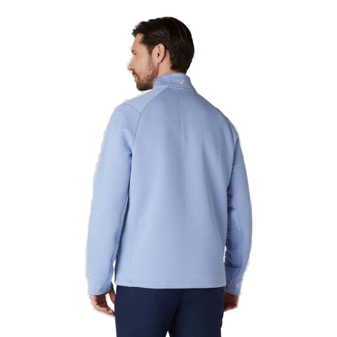 Midweight Textured 1/4 Zip Fleece Herren