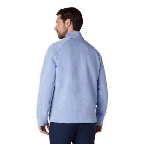 Midweight Textured 1/4 Zip Fleece Herren
