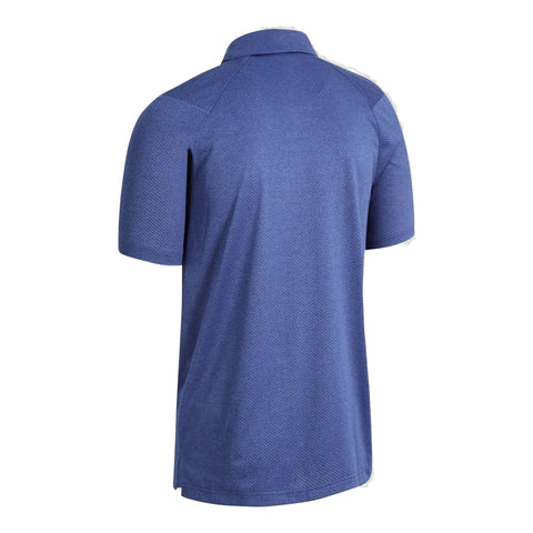 Heathered Jacquard Poloshirt Herren