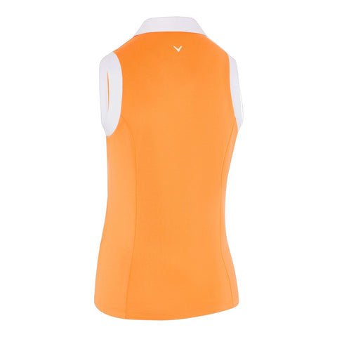 Sleeveless Colorblock Polo Damen