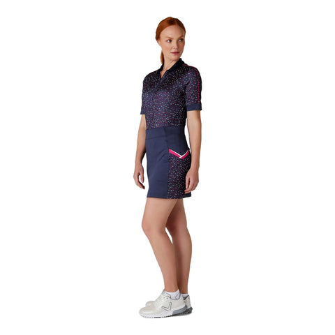 Chev Printed Polo Shirt Damen