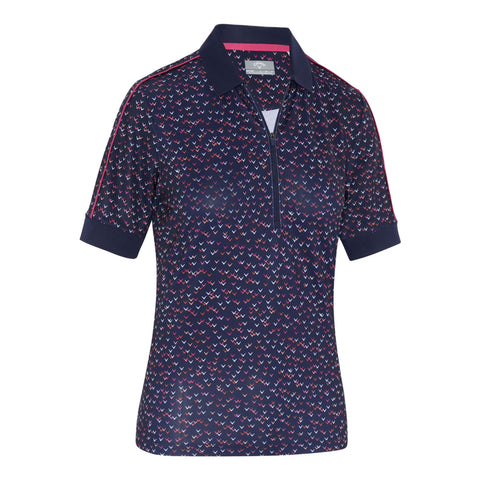 Chev Printed Polo Shirt Damen