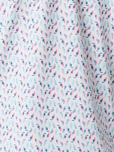 All Over Birdie Print Golf Polo Herren