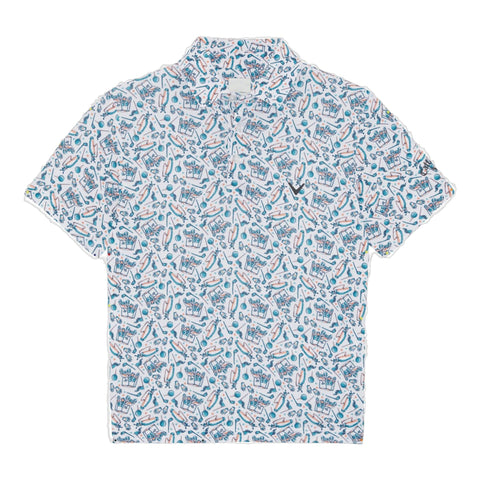 All Over Golf Printed Poloshirt