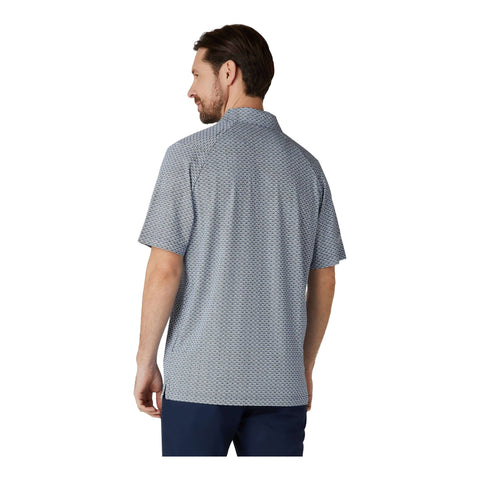 Tee Allover Print Poloshirt Herren