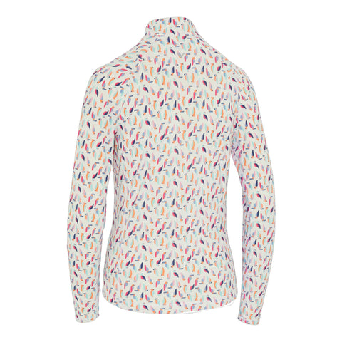 Birdie/Eagle Print Langarmshirt Damen
