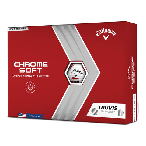 Chrome Soft (2023) Truvis USA Golfbälle
