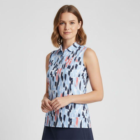 Cloudspun Three Brush Sleeveless Polo Damen