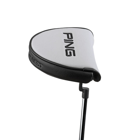 Mallet Putter Core Headcover Weiss/Schwarz